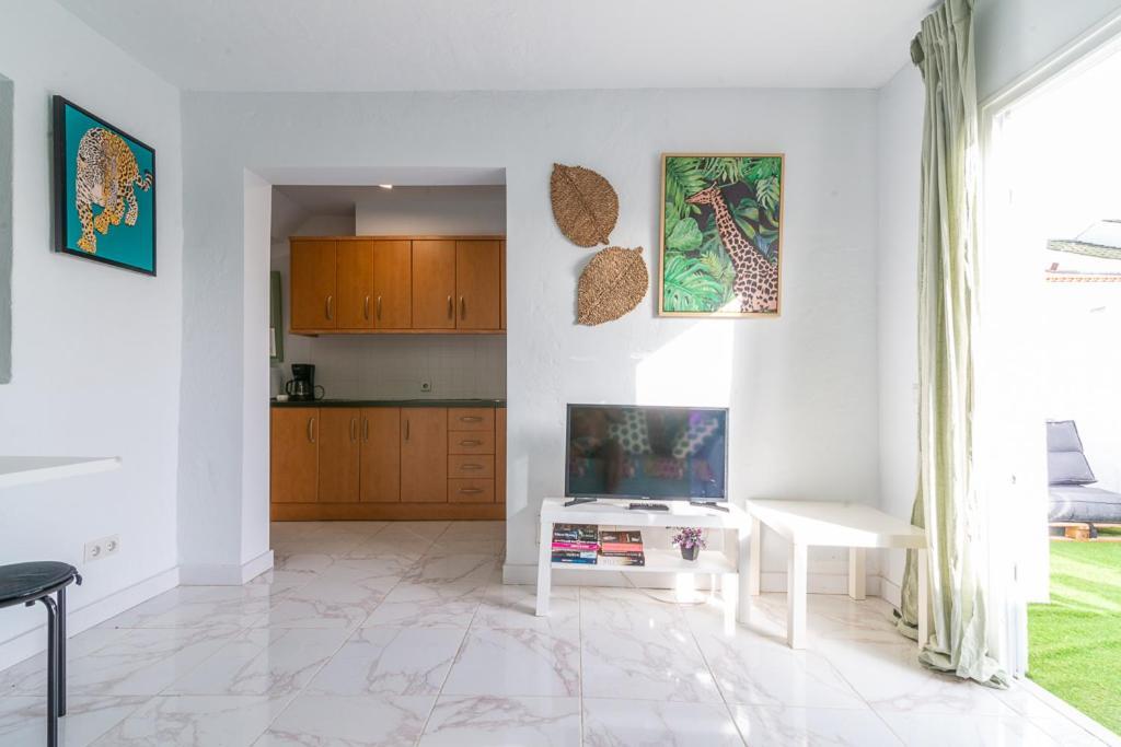 Deluxe Duplex Bungalow Private Parking Маспаломас Екстериор снимка